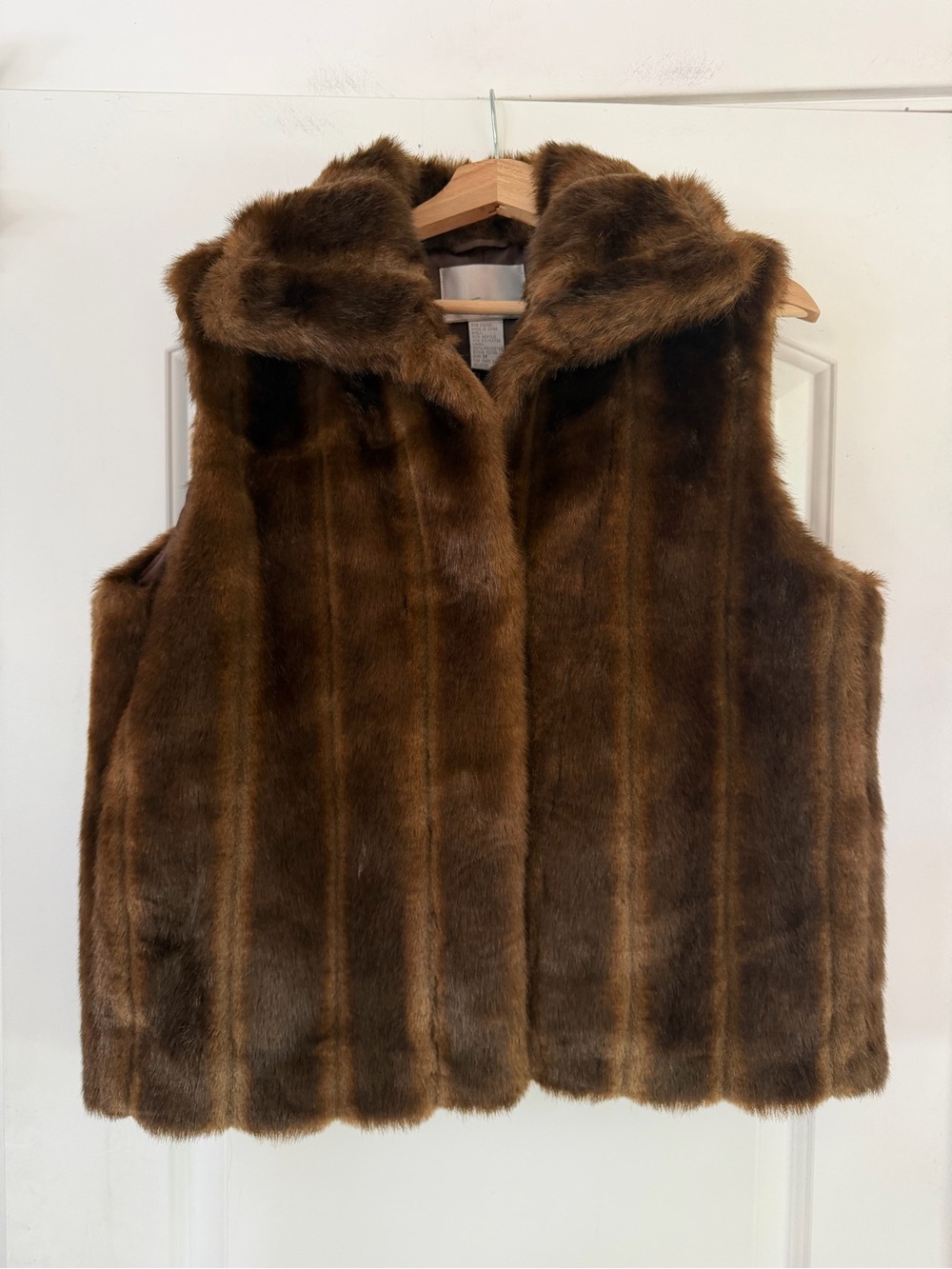 Vintage Spiegel Faux Fur Vest